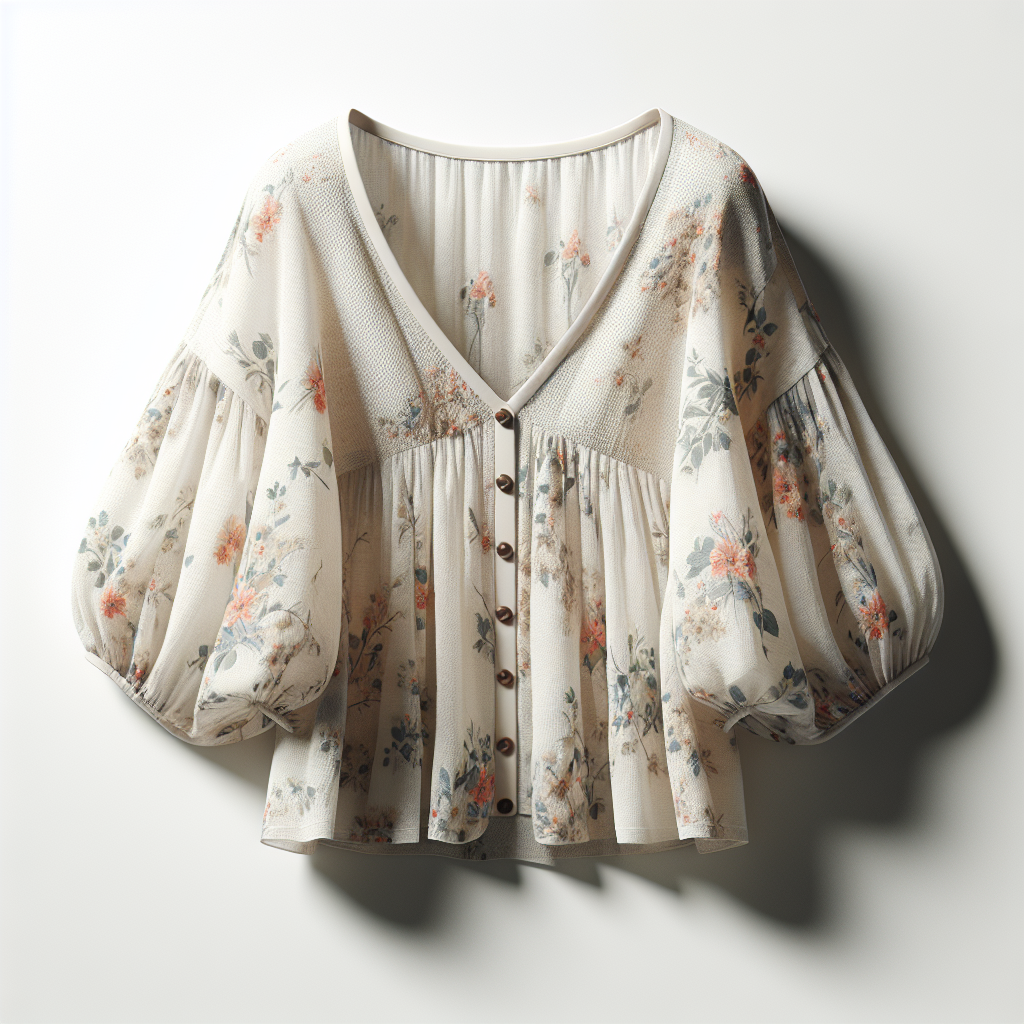 Bluse mit Blumenmuster