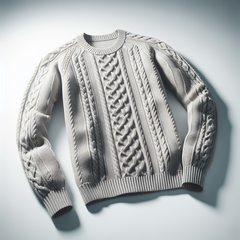 Pullover mit Zopfmuster