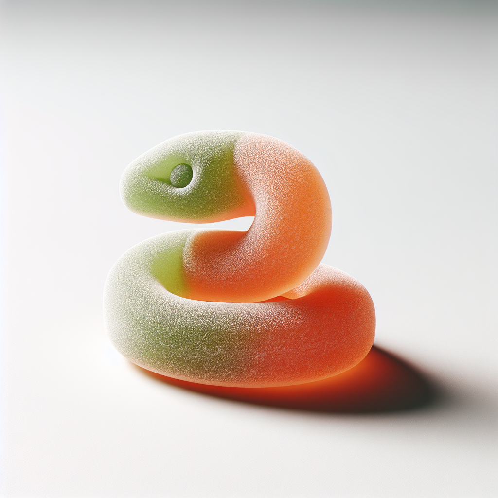 Fruchtgummi-Schlange