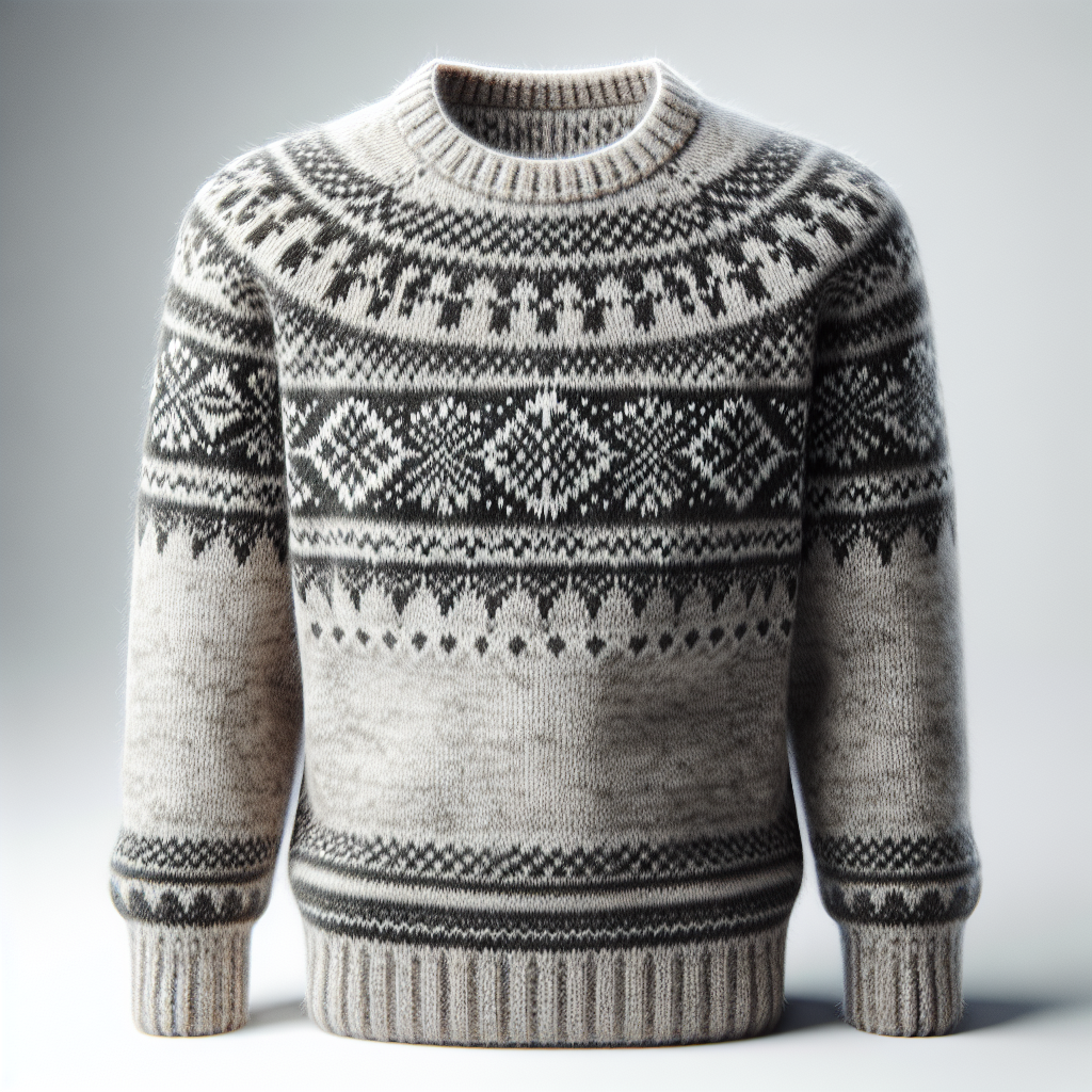 Pullover mit Norwegermuster